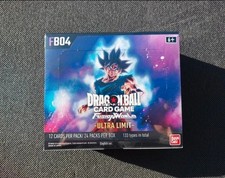 Dragon Ball Card Game Ultra Limit Fusion World Booster Box English Sealed FB04 