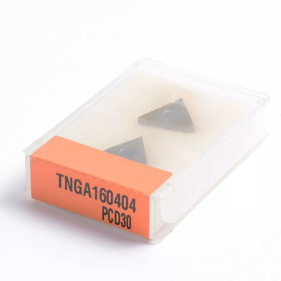 TNGA160404 PCD30 Inserts | 60° Triangle 0.4mm Radius for Non-Ferrous Turning