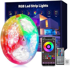 Led Lights for Bedroom 50Ft Music Sync Color Changing Led Strip Lights with Remo