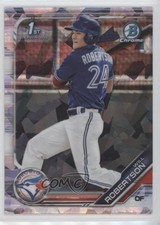 2019 Bowman Chrome Draft Sapphire Edition Will Robertson #BDC-133 jm6