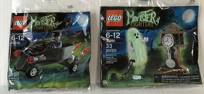 LEGO Monster Fighters: 30200 Coffin Car, 30201 Ghost - NEW