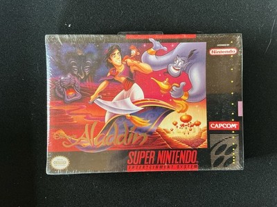 SNES Disney's Aladdin Factory Sealed NIB Super Nintendo New
