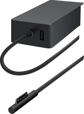 Microsoft LAG-00002 65W Netzteil - EU-Stecker, 1 USB-Anschluss, schwarz
