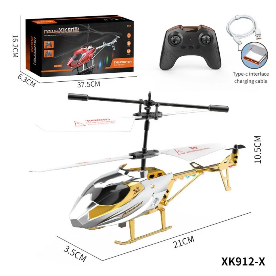 Charging Mini Remote Control Plane RC Helicopters Flying Helicopter Toy Drone - Imagen 2 de 4
