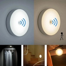 Rechargeable Motion Sensor Night Light Lamp LED Magnetic Cupboard Toilet Landing