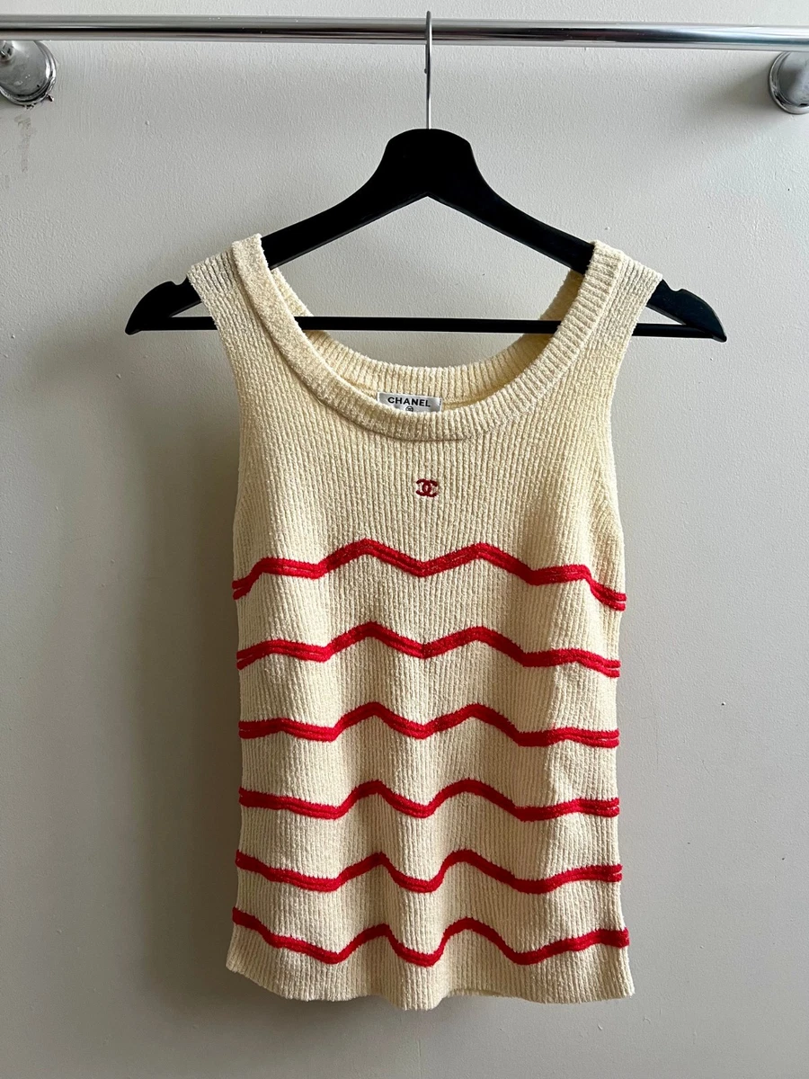 CHANEL Striped Tank Tops for Women for sale | eBay
