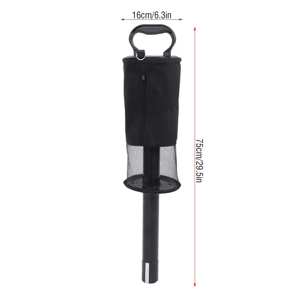 Portable Ball Picker Pick Ups Retrievers Pocket Storage Bag Scooping De ...