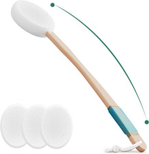 Back Lotion Applicator with 4 Replaceable Pads, Lotion Applicator for Back Self