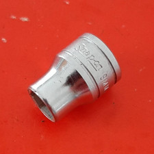 Snap-on Tools 3/8" Drive 9MM 6PT Point Shallow Chrome Socket USA FSM9