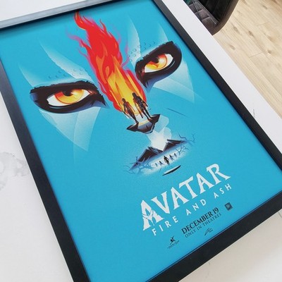 AVATAR: FIRE AND ASH 2005 James Cameron Movie Poster Print A3 A2 A1