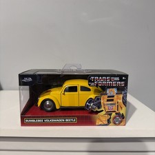 TRANSFORMERS BUMBLEBEE YELLOW VW BEETLE 40th ANNIVERSARY MOVIE CARS