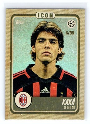 2022-23 TOPPS Platinum Jamal Musiala Icons Kaka (AC Milan) /99