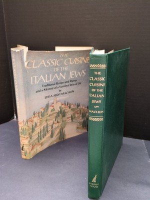 Classic Cuisine of the Italian Jews Cookbook -Edda Servi Machlin - Hardcover
