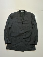 Vintage Belvest Neiman Marcus Made In Italy Double Breasted Wool Blazer Jacket