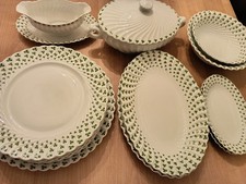 LIMOGES Haviland Tafel Speiseservice Speiseteller Schüsseln 17 tlg  Kleeblatt