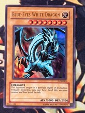 Yugioh: Blue-Eyes White Dragon - LOB-001 - Ultra Rare - Unlimited - MP