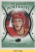 2018-19 Upper Deck UD Portraits Rookies Green Juuso Valimaki #P-80 READ 0w6