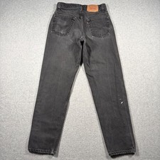 Levi's 550 Relaxed Fit Jeans Men 30x32 Fit 28x30 Black Vintage 90s Made in USA