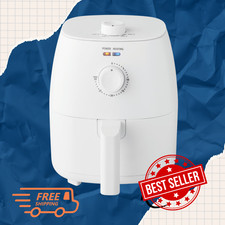 SALE Mainstays 2.2 Quart Air Fryer White Small Electric Countertop Air Fryer