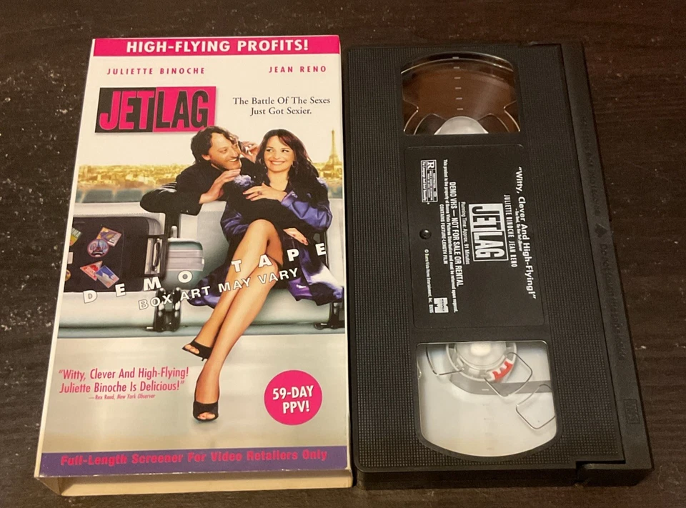 Jet Lag 2002 Screener Demo Promo Tape VHS Video Tape Romantic Comedy Movie RARE - Image 4 of 4