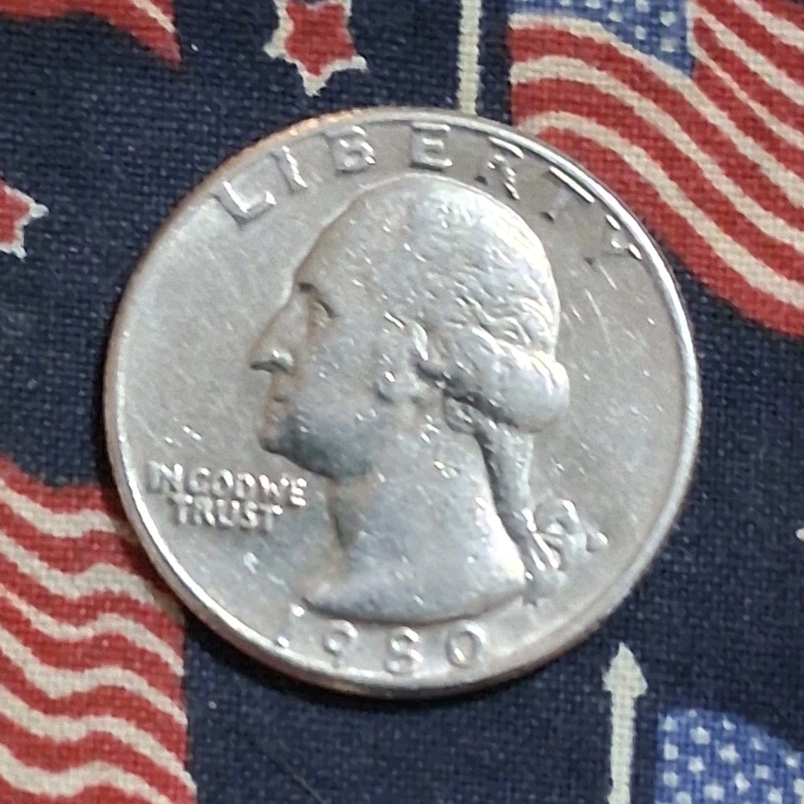 🔥Rare Error 1980 Washington Quarter Denver Mint Doubled Die Wide