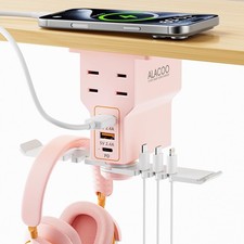 Soporte De Auriculares Con Estacion De Carga USB Y Protector De Picos