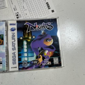 Nights Into Dreams with New 3D Control Pad Controller Sega Saturn, 1996
