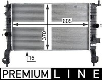 Mahle MotorküHler WasserküHler Premium Line CR 2119 000P FüR Opel Meriva X03 16V