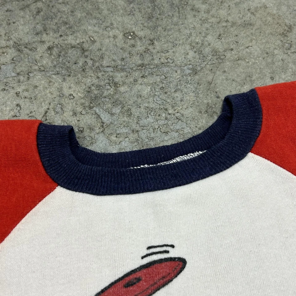 Camisa Campeón Vintage Juvenil Grande Alabama Raglan Snoopy Peanuts Hecha en EE. UU. AÑOS 70 Foto 4 de 4