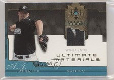 2005 Ultimate Collection Game Materials 24/25 AJ Burnett #UG-BU Patch s7f