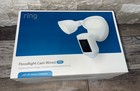 Ring Floodlight Cam Wired Pro w/ Birds Eye View 3D Motion Detection White