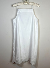 Old Navy Cotton White Eyelet Embroidered Sleeveless Shift Dress NWT Size XS Tall