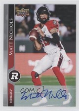 2021 Upper Deck CFL Auto Matt Nichols #149 Auto l5j