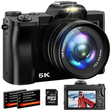 5K Digital Camera WiFi Autofocus Vlogging Camera for YouTube 48MP Camera for ...