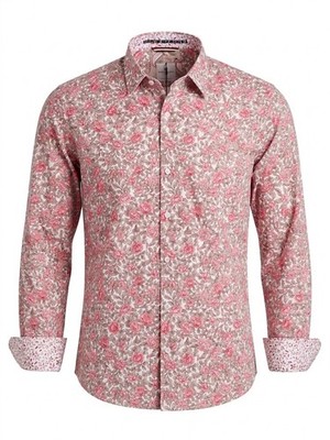 Hemd NUMEROLOGIE Blumen Herren NEU Limitierte Serie PIETRO nummeriert Gr. 2XL