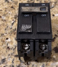 GE THQL21100 CIRCUIT BREAKER 2- POLE 100 Amp PLUG IN