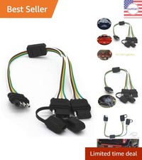 Convenient 4-Way Y-Splitter for Quick Connection of Tailgate and Trailer Lights