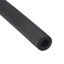 3/8"ID 20mm OD 2m Length Foam Tubing for Fitness Equipment Pipe Insulation Black
