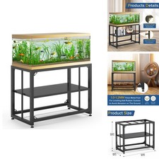 TOCRETOARE Fish Tank Stand 40 Gallon 36.5"L x 18.5"W x 29.5"H 660LBS Capacity