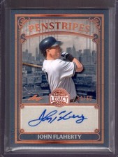 JOHN FLAHERTY 2025 Leaf Bronx Legacy Penstripes Bronze Autograph Auto #33/50