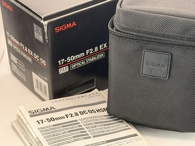 Nur Box Für Sigma  17-50 mm F/2.8 HSM EX DC OS für Nikon F-Mount Kein Objektiv