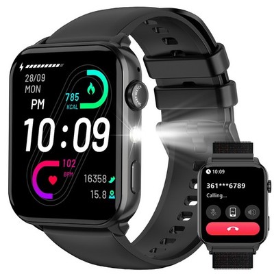 Bluetooth Smartwatch Schrittzähler Armbanduhr Sport Fitness Tracker Herren Damen