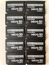 20 Cards FOR SONY PSP Series MicroSD SDHC TF to Memory Stick Pro Duo PSP Adapter