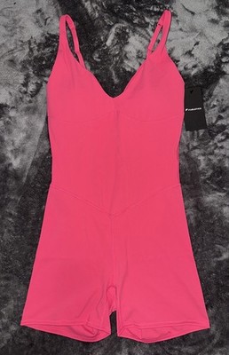 FABLETICS Women s PureLuxe TLC Short Jumpsuit 4'' in Pink Crush - Size S