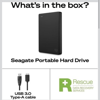 Seagate Portable Hard Drive HDD 2TB  STGX2000400 OPEN BOX