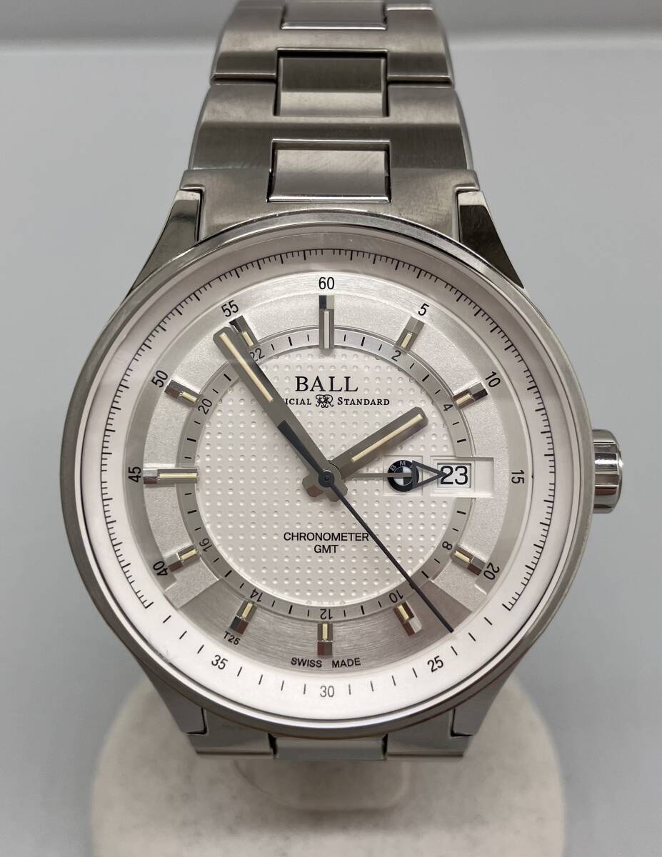BALL WATCH GM3010C-PCFJ-SL BMW GMT Automatic watch White dial  