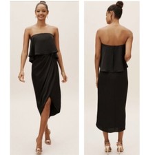 NWT BHLDN Kelli Tulip Hem Dress Black Size 10