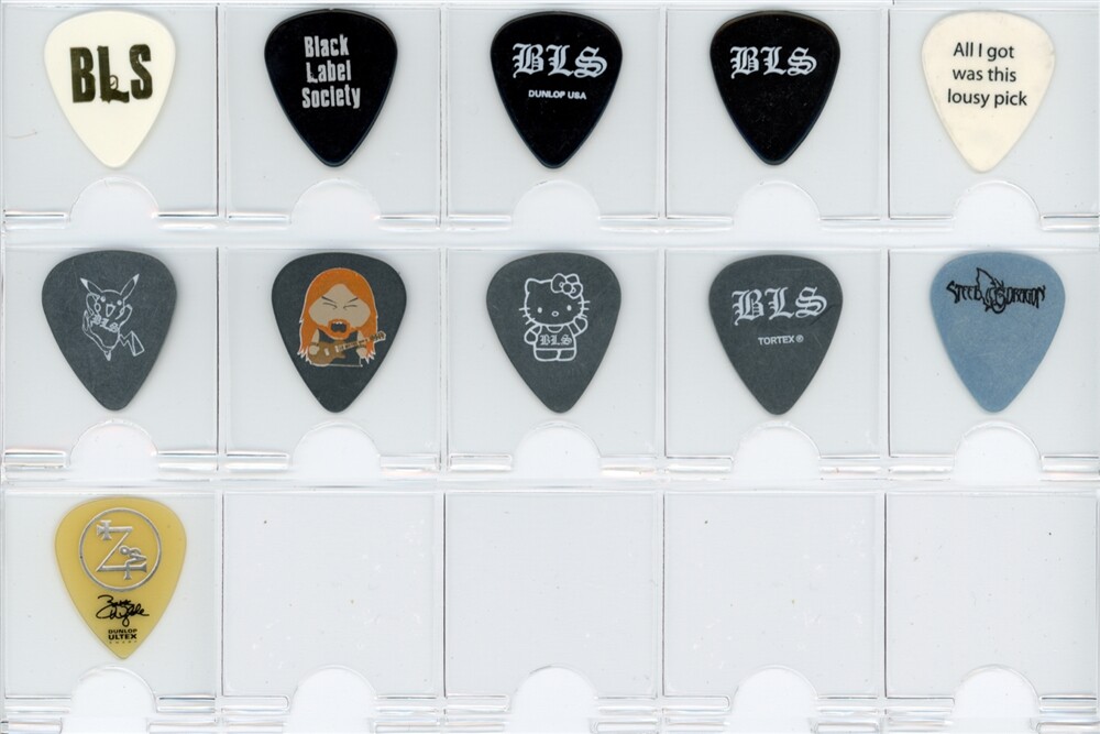 Black Label Society 11-Pick Guitar Collection Special Set