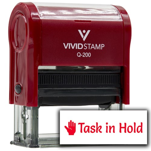 Vivid Stamp Task in Hold Self-Inking Rubber Stamps Teachers And Schools - Picture 1 of 40