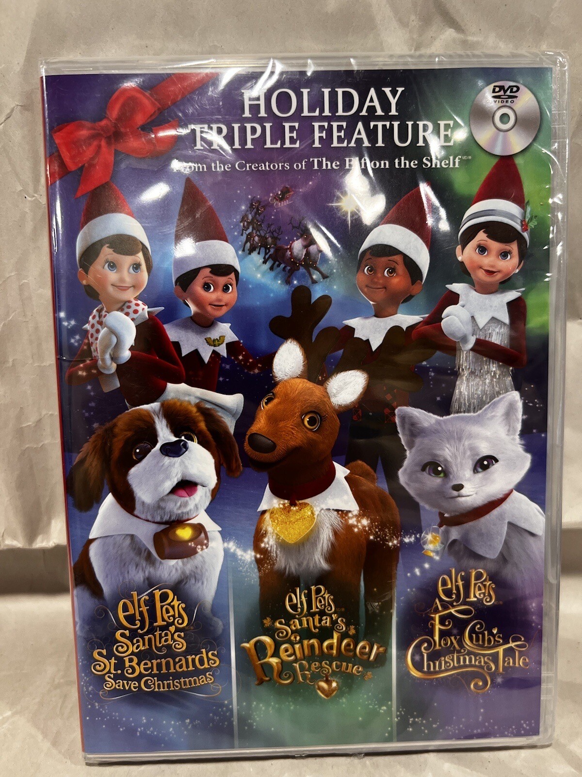 ELF PETS Holiday Triple Feature DVD (Creators of Elf on a Shelf) Movies ...